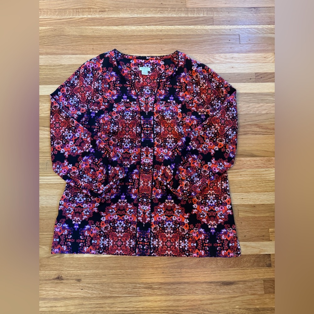 J.Crew Factory Floral Top